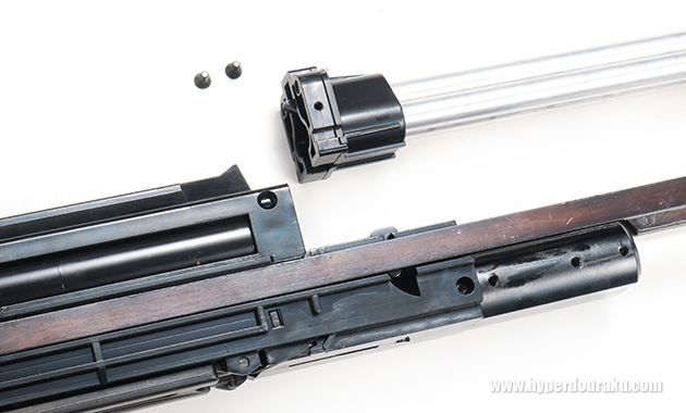 インナーバレルが取り外せます