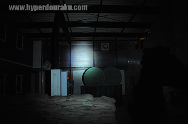 U-BOXで照射テスト