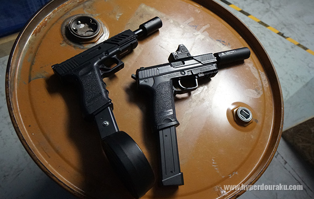 CQBではハンドガンにロングマガジン+トレーサーが強い