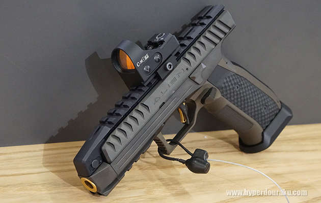 エイリアンの頭をイメージ