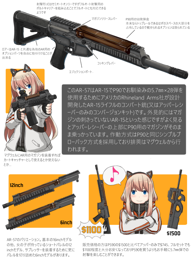 世界のド変態銃図鑑 Vol.12 AR57 2