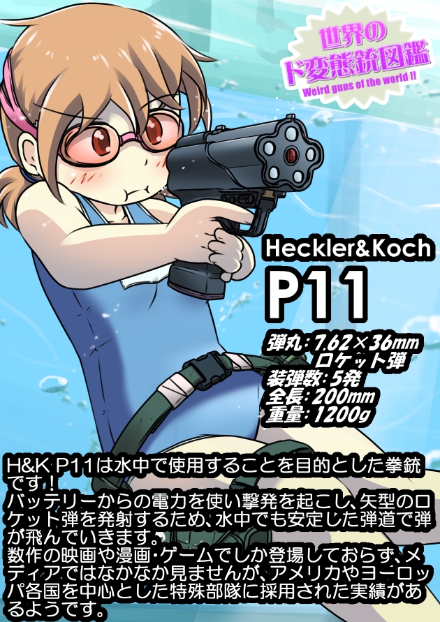世界のド変態銃図鑑 Vol.23 H&K P11 1