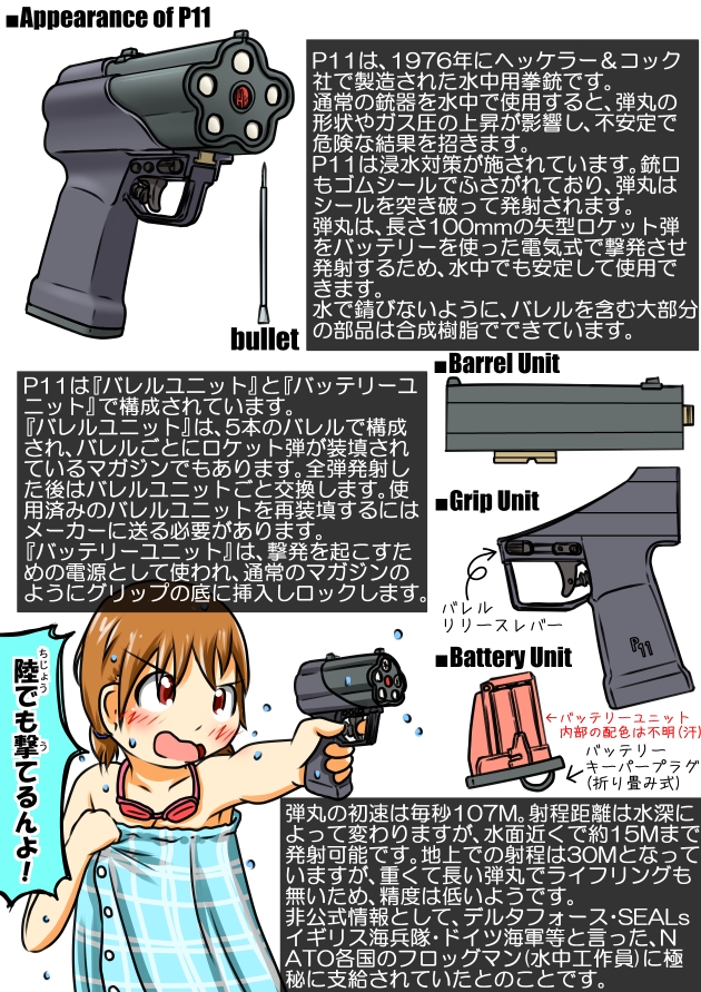 世界のド変態銃図鑑 Vol.23 H&K P11 2
