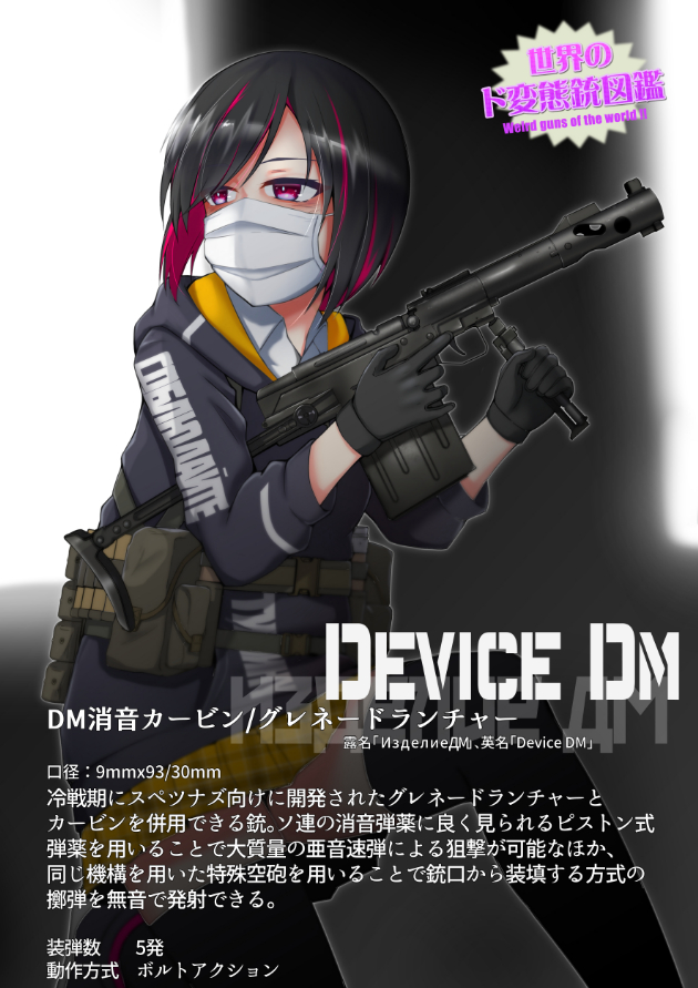 世界のド変態銃図鑑 Vol.55　DM消音カービン Изделие ДМ 1