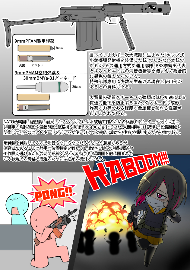 世界のド変態銃図鑑 Vol.55　DM消音カービン Изделие ДМ 2