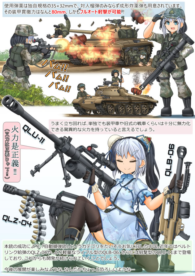 世界のド変態銃図鑑 Vol.59 87式自動榴弾発射機 QLZ-87 2