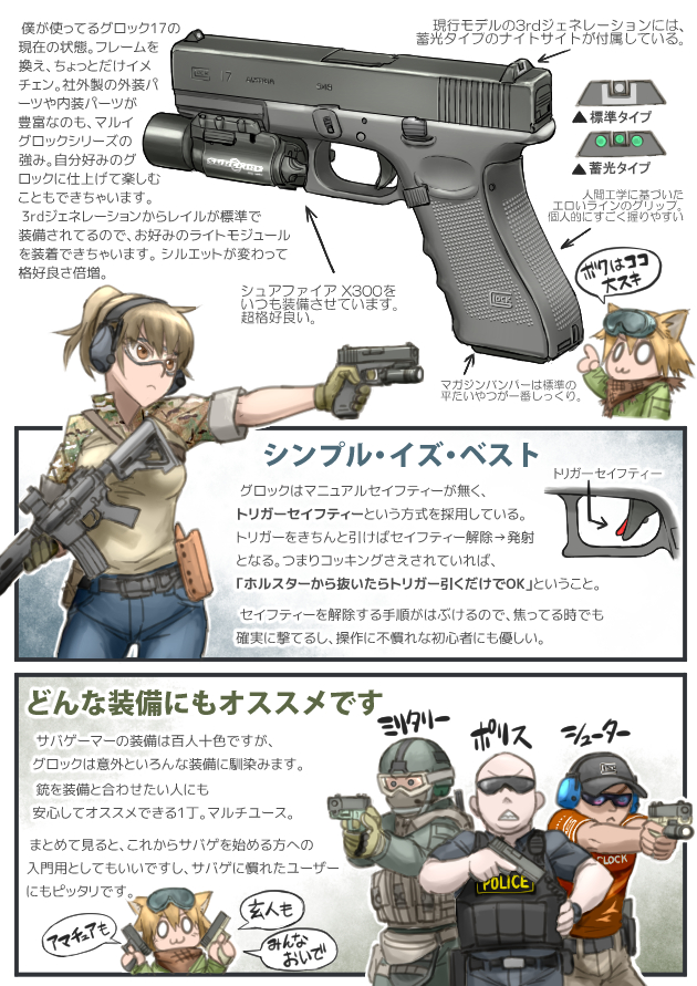 エアガンレビュー イラストれーてっど: 東京マルイ グロック17 2