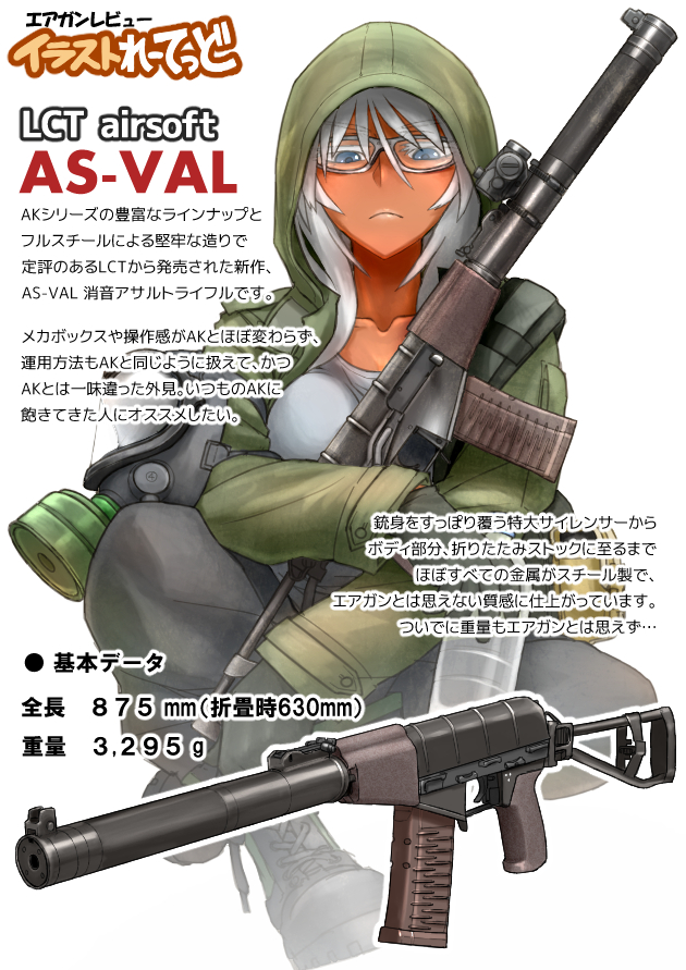 エアガンレビュー イラストれーてっど: LCT Airsoft AS-VAL 1
