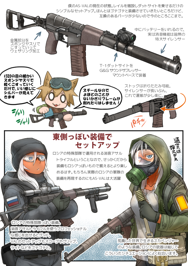 エアガンレビュー イラストれーてっど: LCT Airsoft AS-VAL 2