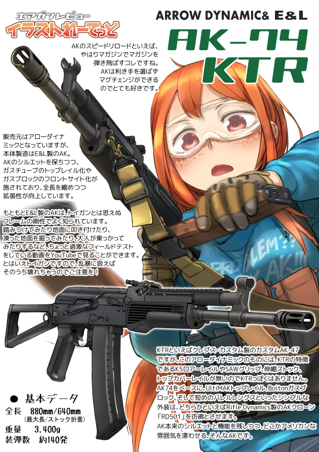 ARROW DYNAMIC & E&L 電動ガン AK-74 KTR 1