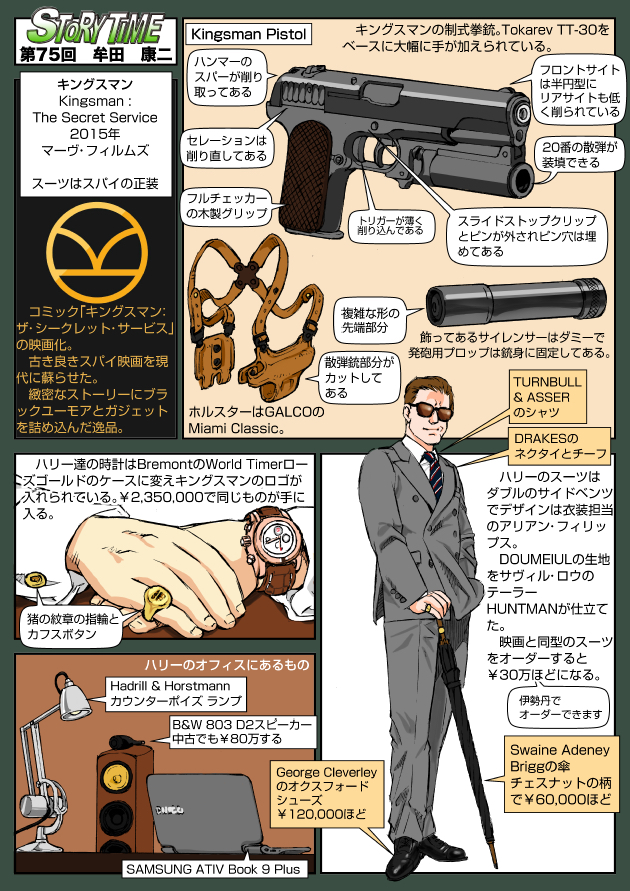 キングスマン 「スーツはスパイの正装」1