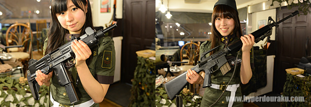 UZIサブマシンガン、M16A1