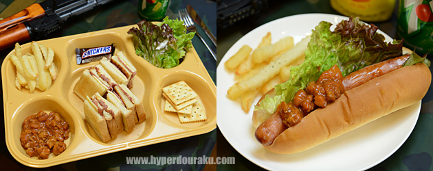 DデイのWビーフサンド　グレナダ ホットドッグ