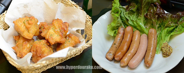 7.62mmからあげ。5.56mmソーセージの盛合せ