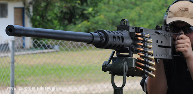 実銃のM2重機関銃