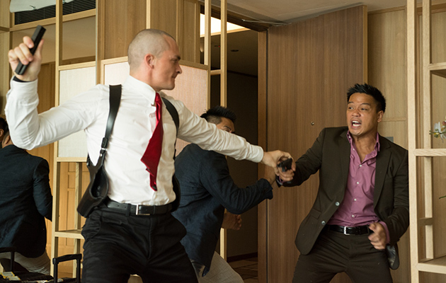 格闘中にスライドを外されてしまう