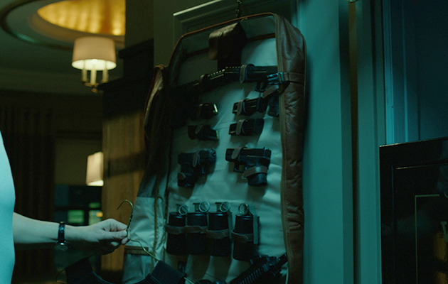 スーツケースに収納