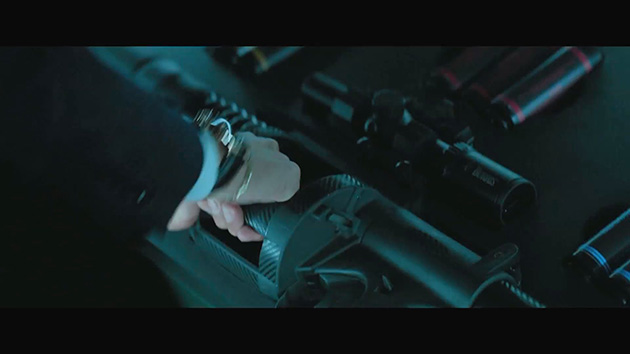 5連発のグレネードランチャー