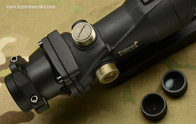 レティクル調整ダイヤル