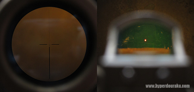 スコープのレティクル