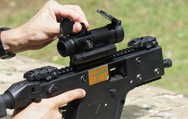 1クリックの狙点移動量は「1/2MOA」