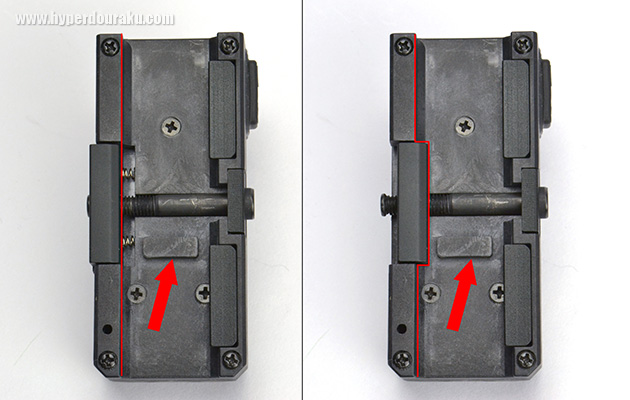 裏側から見たところ
