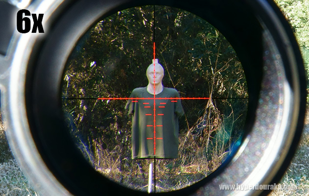 6倍で狙ったイメージ