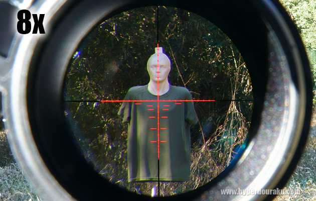 8倍で狙ったイメージ