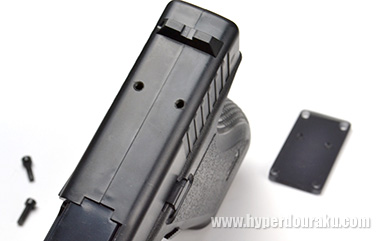 エアガン本体の加工