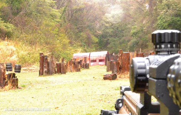 スコープを通さないで見る