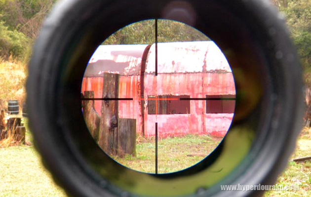 イルミネートレティクルを最大の「11」