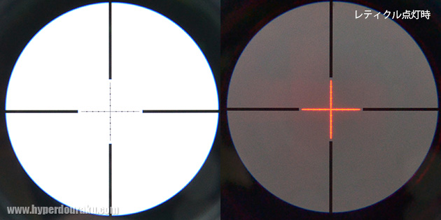 TAC ONE 12424 IRのレティクル