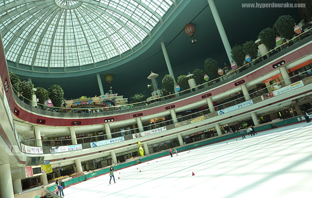 天国の階段のスケートリンク