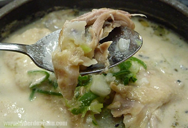 鶏のダシと塩味が効いて