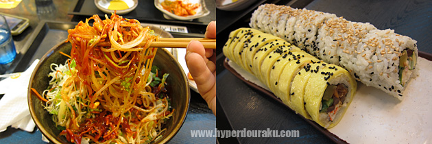 チョルメン　野菜のり巻き