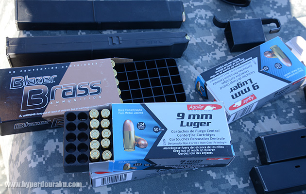 メキシコのAguila社製、9mmルガー弾