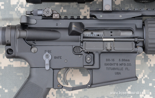 アンビのセレクター、ボルトキャッチ、マガジンキャッチ仕様