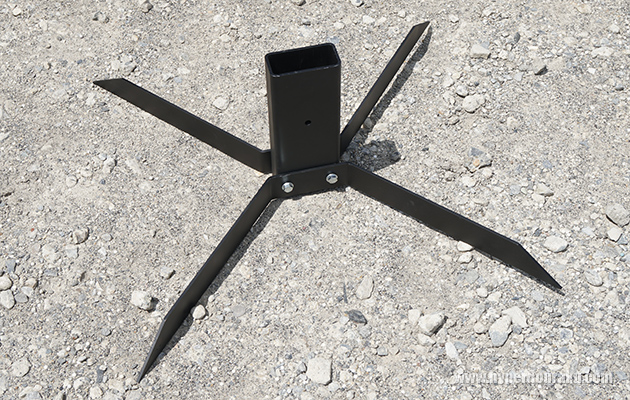 組立式のターゲットスタンド