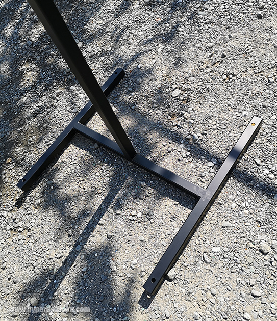 角パイプの溶接スタンド