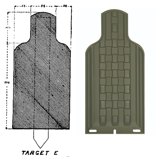 E-Type Shilhouette Target.