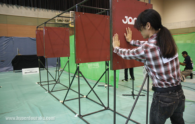 狙う標的の中心部「Xリング」は直径4cm