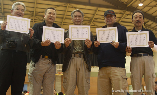 エルダークラス（55歳以上／2競技）のTOP5