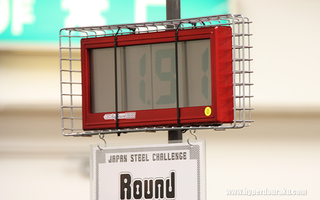 タイムが液晶モニターに表示