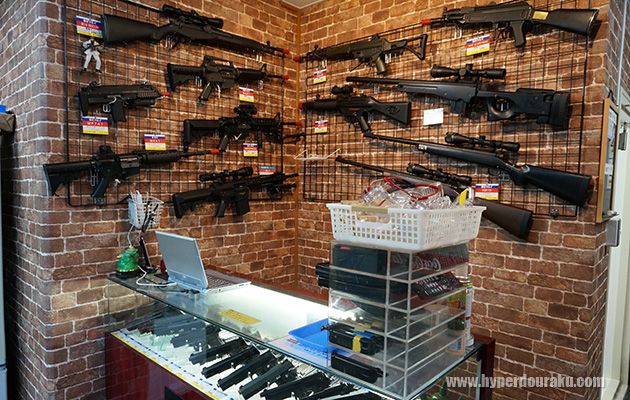 レンタルガンも充実