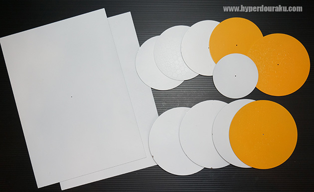 12枚のプレートが届く