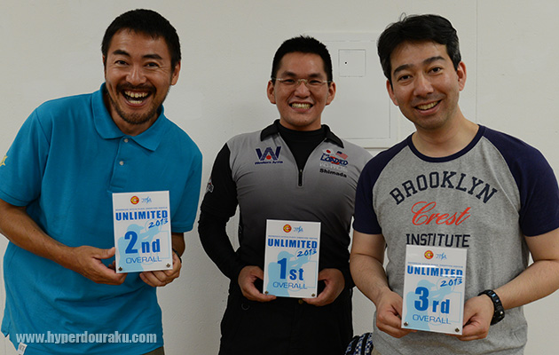 総合上位3名のシューター