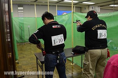 試射用のシューティングレンジ