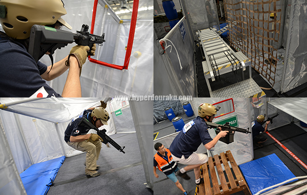 5ブロックに分かれた各エリアで10個のM.E.T.を撃つ