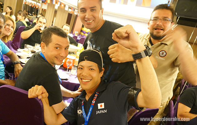 各国選手と交流