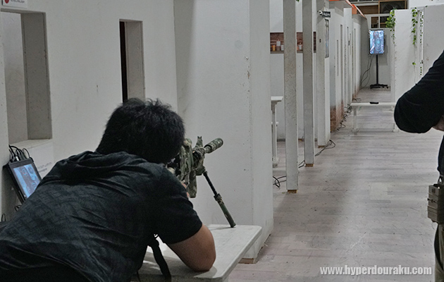 まずは24m先のゾンビターゲット